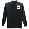 Long Sleeve Silk Touch Polo with Pocket Thumbnail