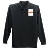 Long Sleeve Silk Touch Polo with Pocket Thumbnail