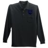 Long Sleeve Silk Touch Polo with Pocket Thumbnail