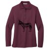 Ladies Silk Touch Long Sleeve Polo Thumbnail