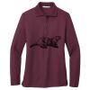 Ladies Silk Touch Long Sleeve Polo Thumbnail