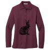 Ladies Silk Touch Long Sleeve Polo Thumbnail