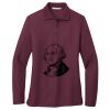 Ladies Silk Touch Long Sleeve Polo Thumbnail