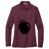 Ladies Silk Touch Long Sleeve Polo Thumbnail