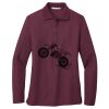 Ladies Silk Touch Long Sleeve Polo Thumbnail