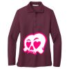 Ladies Silk Touch Long Sleeve Polo Thumbnail