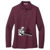 Ladies Silk Touch Long Sleeve Polo Thumbnail