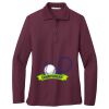 Ladies Silk Touch Long Sleeve Polo Thumbnail