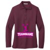 Ladies Silk Touch Long Sleeve Polo Thumbnail