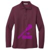 Ladies Silk Touch Long Sleeve Polo Thumbnail