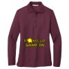 Ladies Silk Touch Long Sleeve Polo Thumbnail