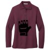 Ladies Silk Touch Long Sleeve Polo Thumbnail