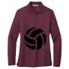 Ladies Silk Touch Long Sleeve Polo Thumbnail