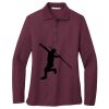 Ladies Silk Touch Long Sleeve Polo Thumbnail
