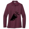 Ladies Silk Touch Long Sleeve Polo Thumbnail