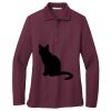 Ladies Silk Touch Long Sleeve Polo Thumbnail