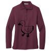 Ladies Silk Touch Long Sleeve Polo Thumbnail