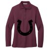 Ladies Silk Touch Long Sleeve Polo Thumbnail