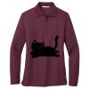 Ladies Silk Touch Long Sleeve Polo Thumbnail
