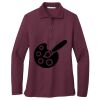 Ladies Silk Touch Long Sleeve Polo Thumbnail