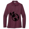 Ladies Silk Touch Long Sleeve Polo Thumbnail