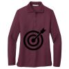 Ladies Silk Touch Long Sleeve Polo Thumbnail