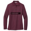 Ladies Silk Touch Long Sleeve Polo Thumbnail