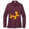 Ladies Silk Touch Long Sleeve Polo Thumbnail