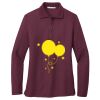 Ladies Silk Touch Long Sleeve Polo Thumbnail