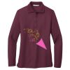 Ladies Silk Touch Long Sleeve Polo Thumbnail