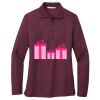 Ladies Silk Touch Long Sleeve Polo Thumbnail