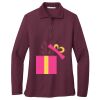 Ladies Silk Touch Long Sleeve Polo Thumbnail
