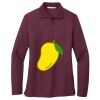 Ladies Silk Touch Long Sleeve Polo Thumbnail