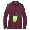 Ladies Silk Touch Long Sleeve Polo Thumbnail