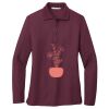 Ladies Silk Touch Long Sleeve Polo Thumbnail