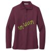 Ladies Silk Touch Long Sleeve Polo Thumbnail