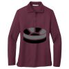 Ladies Silk Touch Long Sleeve Polo Thumbnail