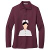Ladies Silk Touch Long Sleeve Polo Thumbnail
