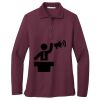 Ladies Silk Touch Long Sleeve Polo Thumbnail
