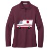 Ladies Silk Touch Long Sleeve Polo Thumbnail