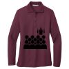 Ladies Silk Touch Long Sleeve Polo Thumbnail